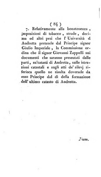 Bullettino delle sentenze emanate dalla Suprema commissione per le liti fra i già baroni ed i comuni