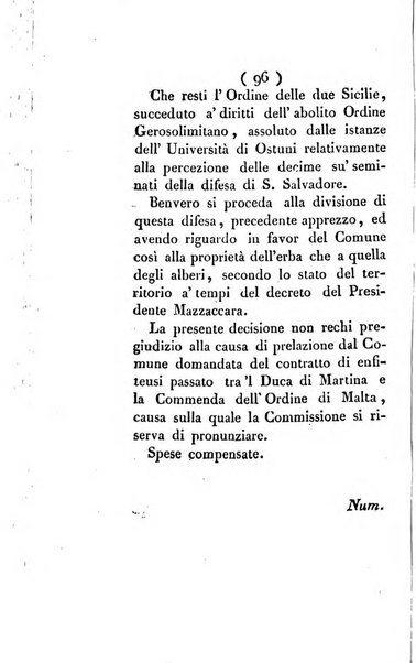 Bullettino delle sentenze emanate dalla Suprema commissione per le liti fra i già baroni ed i comuni