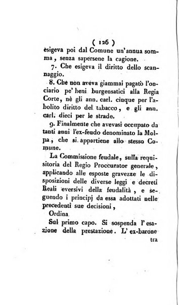 Bullettino delle sentenze emanate dalla Suprema commissione per le liti fra i già baroni ed i comuni