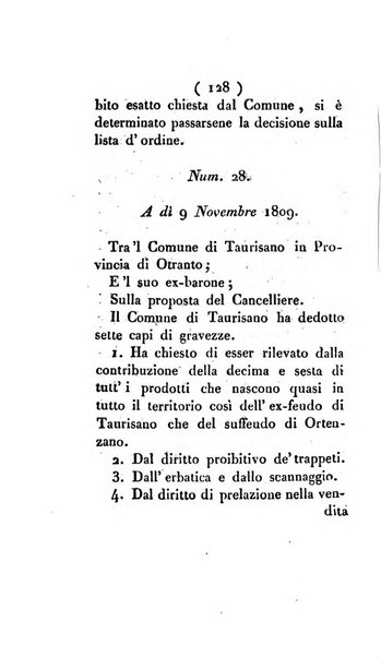 Bullettino delle sentenze emanate dalla Suprema commissione per le liti fra i già baroni ed i comuni