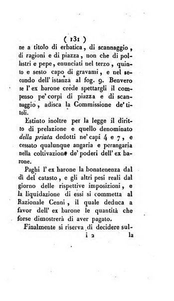 Bullettino delle sentenze emanate dalla Suprema commissione per le liti fra i già baroni ed i comuni