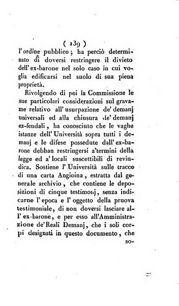 Bullettino delle sentenze emanate dalla Suprema commissione per le liti fra i già baroni ed i comuni