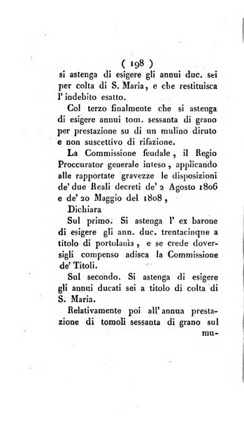 Bullettino delle sentenze emanate dalla Suprema commissione per le liti fra i già baroni ed i comuni