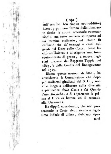 Bullettino delle sentenze emanate dalla Suprema commissione per le liti fra i già baroni ed i comuni