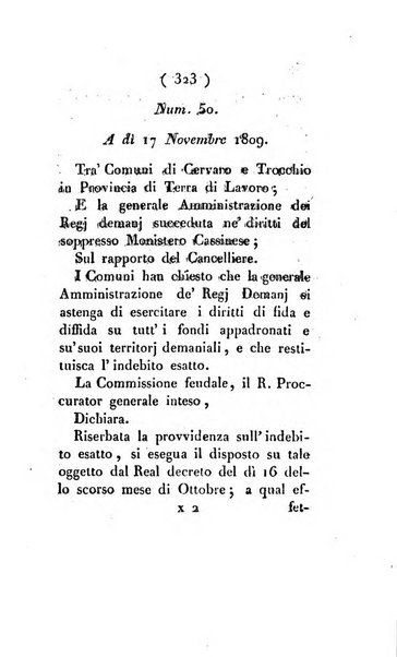 Bullettino delle sentenze emanate dalla Suprema commissione per le liti fra i già baroni ed i comuni