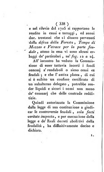 Bullettino delle sentenze emanate dalla Suprema commissione per le liti fra i già baroni ed i comuni