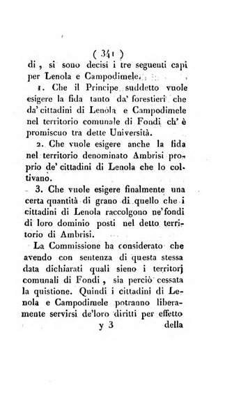 Bullettino delle sentenze emanate dalla Suprema commissione per le liti fra i già baroni ed i comuni