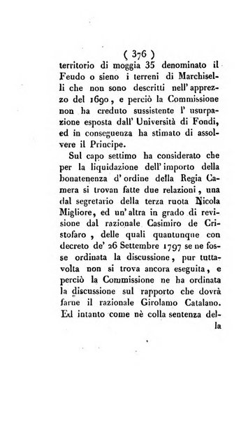 Bullettino delle sentenze emanate dalla Suprema commissione per le liti fra i già baroni ed i comuni