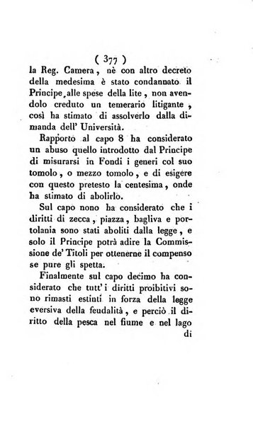 Bullettino delle sentenze emanate dalla Suprema commissione per le liti fra i già baroni ed i comuni