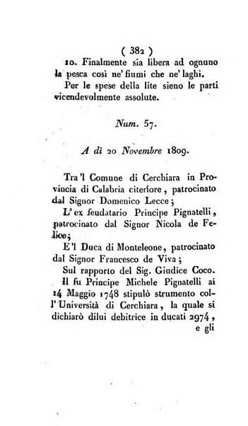 Bullettino delle sentenze emanate dalla Suprema commissione per le liti fra i già baroni ed i comuni