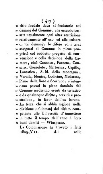 Bullettino delle sentenze emanate dalla Suprema commissione per le liti fra i già baroni ed i comuni