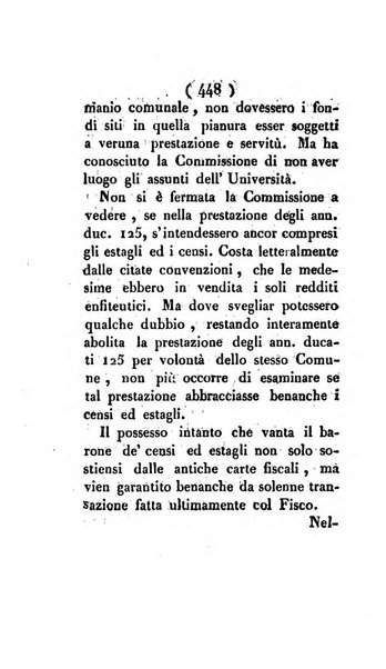 Bullettino delle sentenze emanate dalla Suprema commissione per le liti fra i già baroni ed i comuni