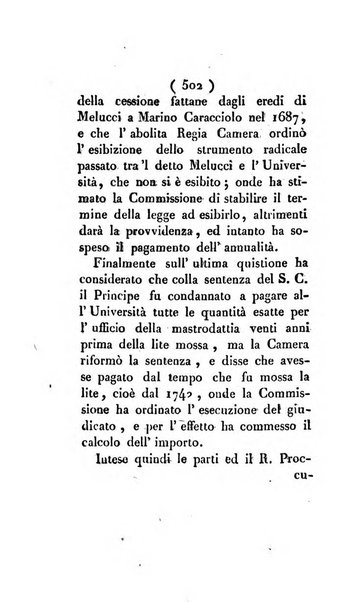 Bullettino delle sentenze emanate dalla Suprema commissione per le liti fra i già baroni ed i comuni