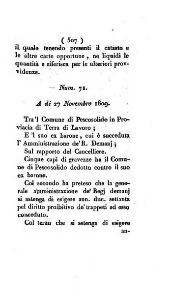 Bullettino delle sentenze emanate dalla Suprema commissione per le liti fra i già baroni ed i comuni