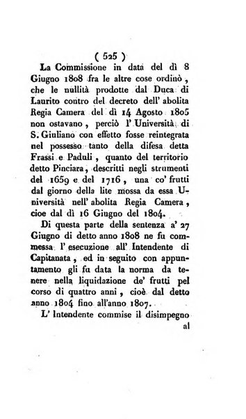 Bullettino delle sentenze emanate dalla Suprema commissione per le liti fra i già baroni ed i comuni