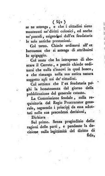 Bullettino delle sentenze emanate dalla Suprema commissione per le liti fra i già baroni ed i comuni