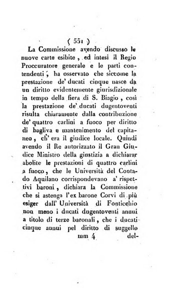 Bullettino delle sentenze emanate dalla Suprema commissione per le liti fra i già baroni ed i comuni