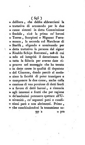 Bullettino delle sentenze emanate dalla Suprema commissione per le liti fra i già baroni ed i comuni