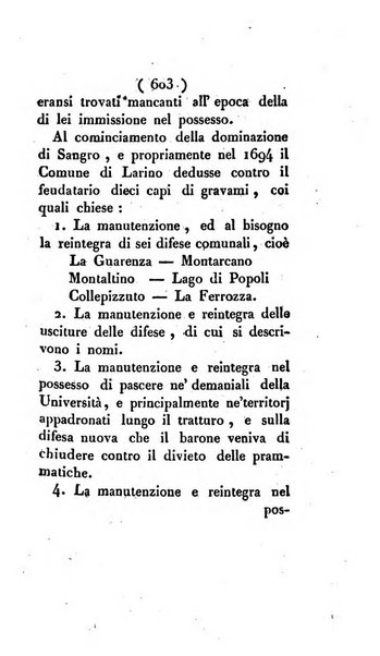 Bullettino delle sentenze emanate dalla Suprema commissione per le liti fra i già baroni ed i comuni