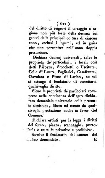 Bullettino delle sentenze emanate dalla Suprema commissione per le liti fra i già baroni ed i comuni