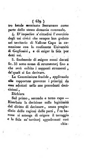 Bullettino delle sentenze emanate dalla Suprema commissione per le liti fra i già baroni ed i comuni