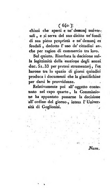 Bullettino delle sentenze emanate dalla Suprema commissione per le liti fra i già baroni ed i comuni