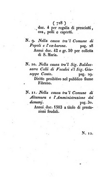 Bullettino delle sentenze emanate dalla Suprema commissione per le liti fra i già baroni ed i comuni