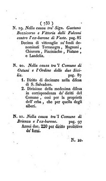 Bullettino delle sentenze emanate dalla Suprema commissione per le liti fra i già baroni ed i comuni