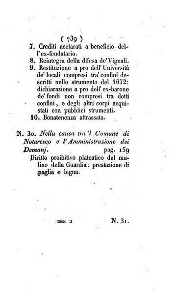 Bullettino delle sentenze emanate dalla Suprema commissione per le liti fra i già baroni ed i comuni