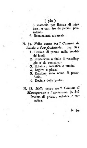 Bullettino delle sentenze emanate dalla Suprema commissione per le liti fra i già baroni ed i comuni