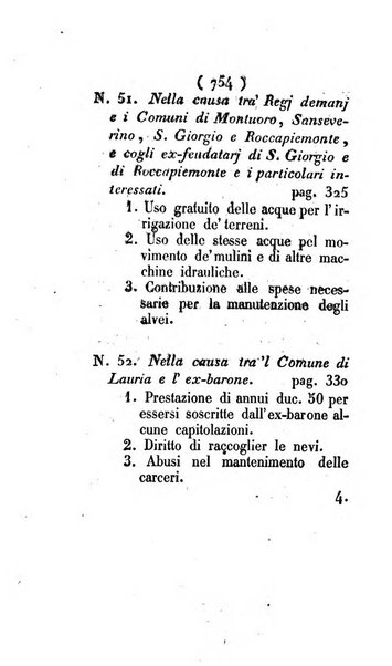 Bullettino delle sentenze emanate dalla Suprema commissione per le liti fra i già baroni ed i comuni