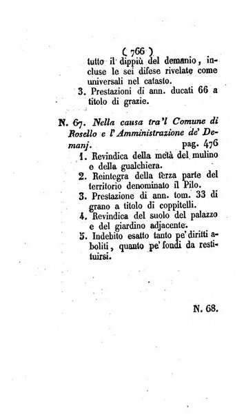 Bullettino delle sentenze emanate dalla Suprema commissione per le liti fra i già baroni ed i comuni