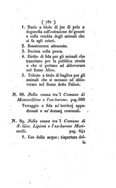 Bullettino delle sentenze emanate dalla Suprema commissione per le liti fra i già baroni ed i comuni