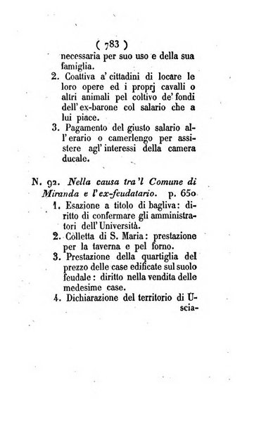 Bullettino delle sentenze emanate dalla Suprema commissione per le liti fra i già baroni ed i comuni