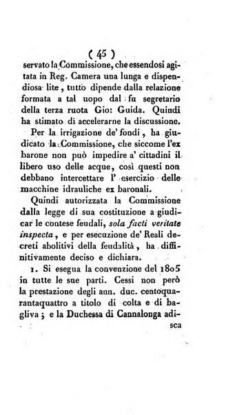 Bullettino delle sentenze emanate dalla Suprema commissione per le liti fra i già baroni ed i comuni