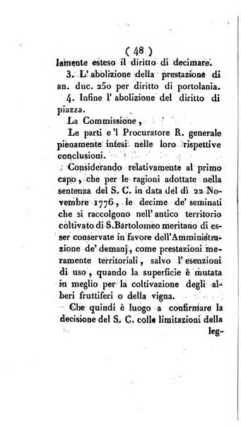 Bullettino delle sentenze emanate dalla Suprema commissione per le liti fra i già baroni ed i comuni