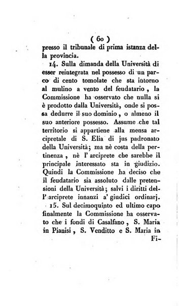 Bullettino delle sentenze emanate dalla Suprema commissione per le liti fra i già baroni ed i comuni