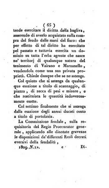 Bullettino delle sentenze emanate dalla Suprema commissione per le liti fra i già baroni ed i comuni