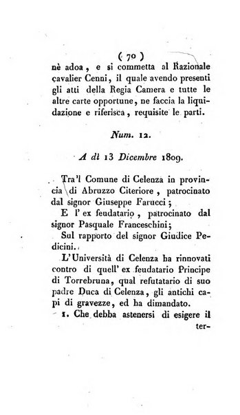 Bullettino delle sentenze emanate dalla Suprema commissione per le liti fra i già baroni ed i comuni