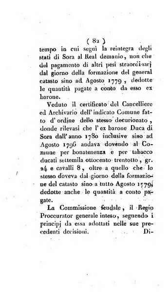 Bullettino delle sentenze emanate dalla Suprema commissione per le liti fra i già baroni ed i comuni