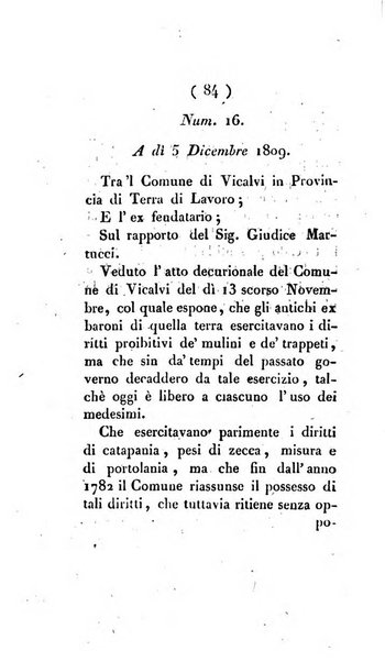 Bullettino delle sentenze emanate dalla Suprema commissione per le liti fra i già baroni ed i comuni