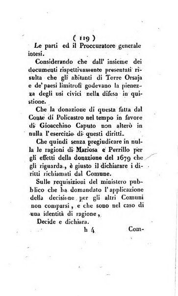 Bullettino delle sentenze emanate dalla Suprema commissione per le liti fra i già baroni ed i comuni