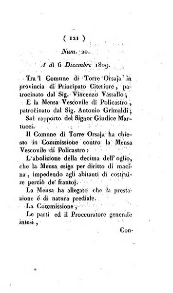 Bullettino delle sentenze emanate dalla Suprema commissione per le liti fra i già baroni ed i comuni