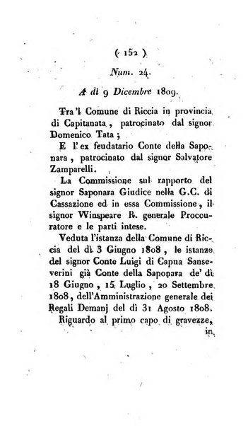 Bullettino delle sentenze emanate dalla Suprema commissione per le liti fra i già baroni ed i comuni