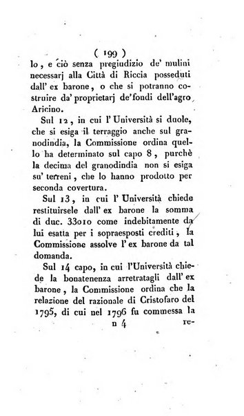 Bullettino delle sentenze emanate dalla Suprema commissione per le liti fra i già baroni ed i comuni