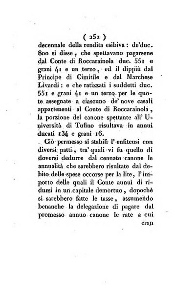 Bullettino delle sentenze emanate dalla Suprema commissione per le liti fra i già baroni ed i comuni