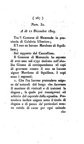 Bullettino delle sentenze emanate dalla Suprema commissione per le liti fra i già baroni ed i comuni