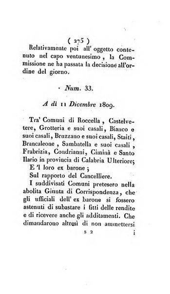 Bullettino delle sentenze emanate dalla Suprema commissione per le liti fra i già baroni ed i comuni