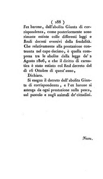 Bullettino delle sentenze emanate dalla Suprema commissione per le liti fra i già baroni ed i comuni