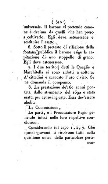 Bullettino delle sentenze emanate dalla Suprema commissione per le liti fra i già baroni ed i comuni